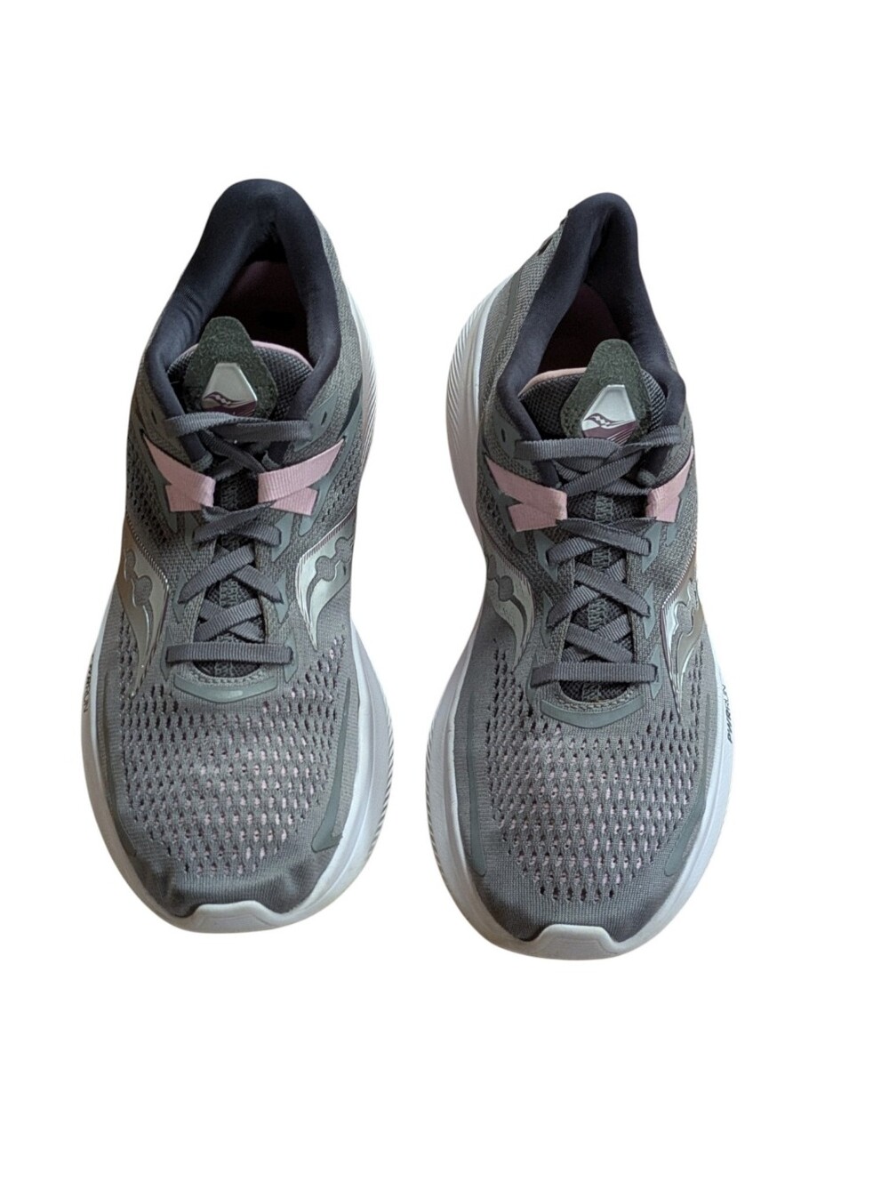 Saucony Ride 15 Womens Running Shoes Gray Size 11 - Picture 3 of 13
